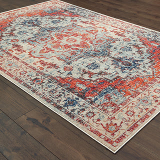 Oriental Weavers Pandora 070W7 Blue Orange Area Rug Alternate Image