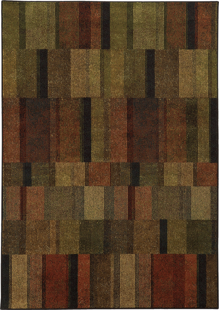 Oriental Weavers Parker 5589A Brown/Rust Area Rug main image