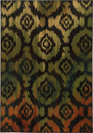 Oriental Weavers Parker 5601B Black/Green Area Rug main image