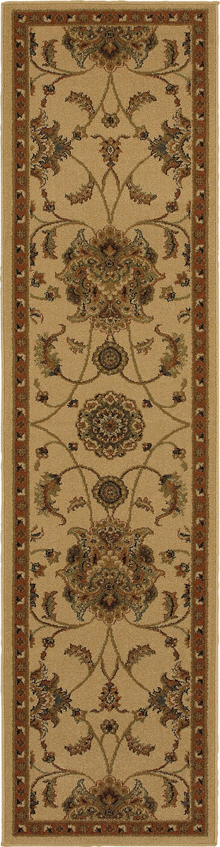 Oriental Weavers Parker 5835A Beige/Rust Area Rug Runner