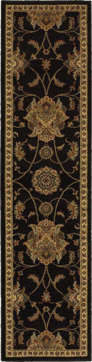 Oriental Weavers Parker 5835B Black/Beige Area Rug Runner