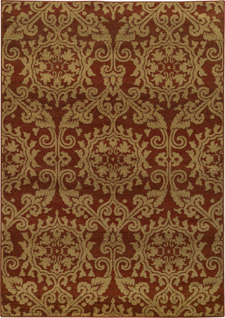 Oriental Weavers Parker 5840B Rust/Beige Area Rug main image