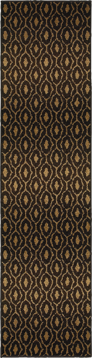 Oriental Weavers Parker 5845B Black/Beige Area Rug Runner