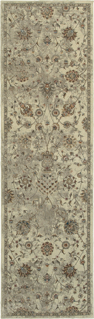 Oriental Weavers Pasha 112W6 Beige/Grey Area Rug 2'3'' X 7'6' Runner Image