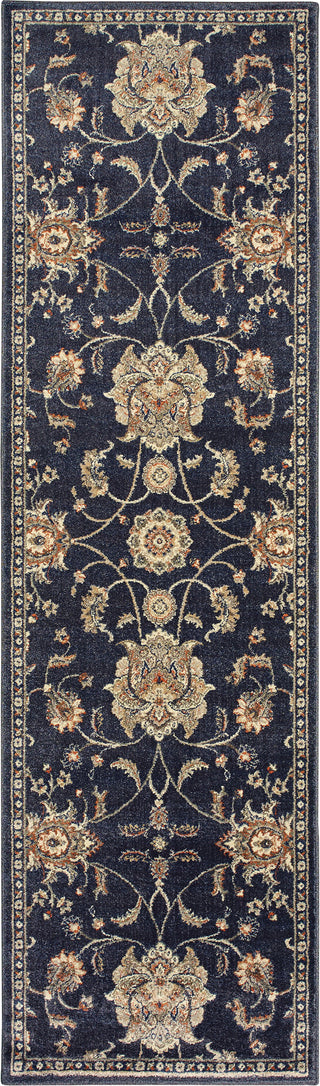 Oriental Weavers Pasha 4927B Blue/ Ivory Area Rug Runner