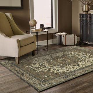 Oriental Weavers Pasha 5991D Ivory/Grey Area Rug Room Scene Featured