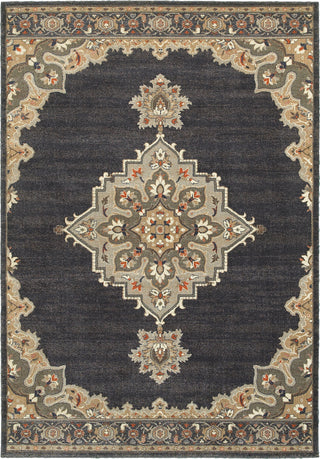 Oriental Weavers Pasha 072E2 Blue/ Grey Area Rug main image featured