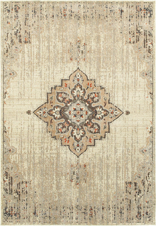 Oriental Weavers Pasha 072J2 Ivory/ Brown Area Rug main image featured