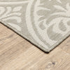 Oriental Weavers Portofino 1831H Grey/Ivory Area Rug Corner Image