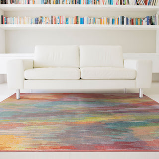 Pantone Universe Prismatic 51557 Navy/Multi Area Rug Roomshot Feature