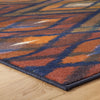 Pantone Universe Prismatic 51557 Navy/Multi Area Rug Corner Shot