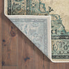 Oriental Weavers Raleigh 2337W Ivory Blue Area Rug Backing Image