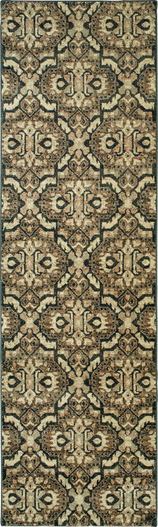 Oriental Weavers Raleigh 4927K Brown/Navy Area Rug 2'3'' X 7'6'' Runner