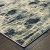 Oriental Weavers Raleigh 5507B Grey Blue Area Rug Corner Image
