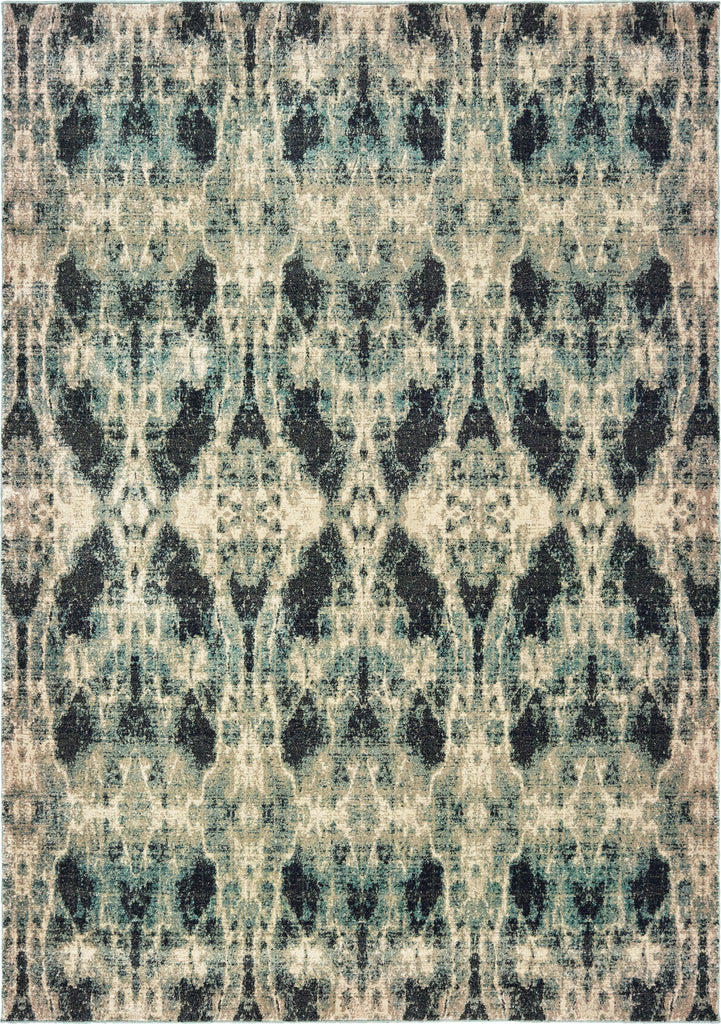 Oriental Weavers Raleigh 5507B Grey Blue Area Rug main image featured