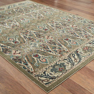 Oriental Weavers Raleigh 655Q5 Brown/Ivory Area Rug On Wood