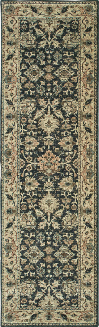 Oriental Weavers Raleigh 8026P Navy/Ivory Area Rug 2'3'' X 7'6'' Runner 