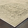 Oriental Weavers Raleigh 099D5 Ivory Grey Area Rug Corner Image