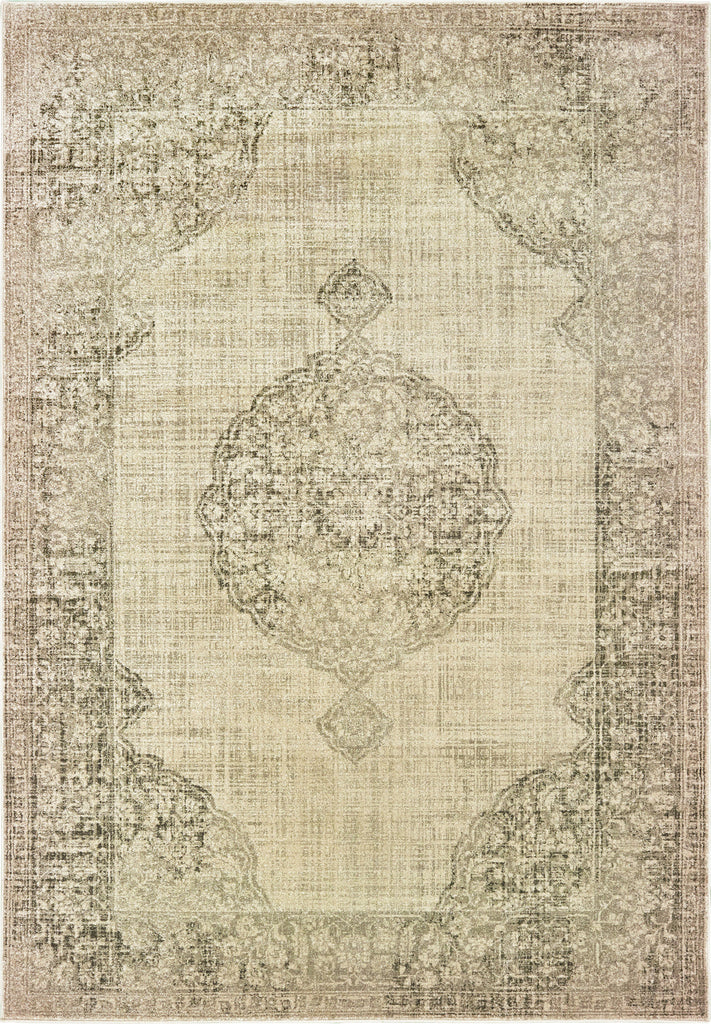 Oriental Weavers Raleigh 099D5 Ivory Grey Area Rug main image Featured