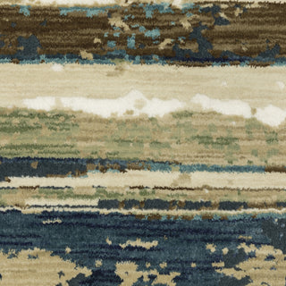 Oriental Weavers Reed RE02A Beige/Blue Area Rug Close-up Image