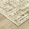 Oriental Weavers Reed RE03A Ivory/Brown Area Rug Corner Image