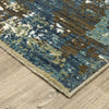 Oriental Weavers Reed RE06A Blue/Green Area Rug Corner Image