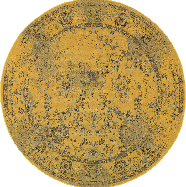 Oriental Weavers Revival 3251J Gold/Yellow Area Rug Incredible Rugs