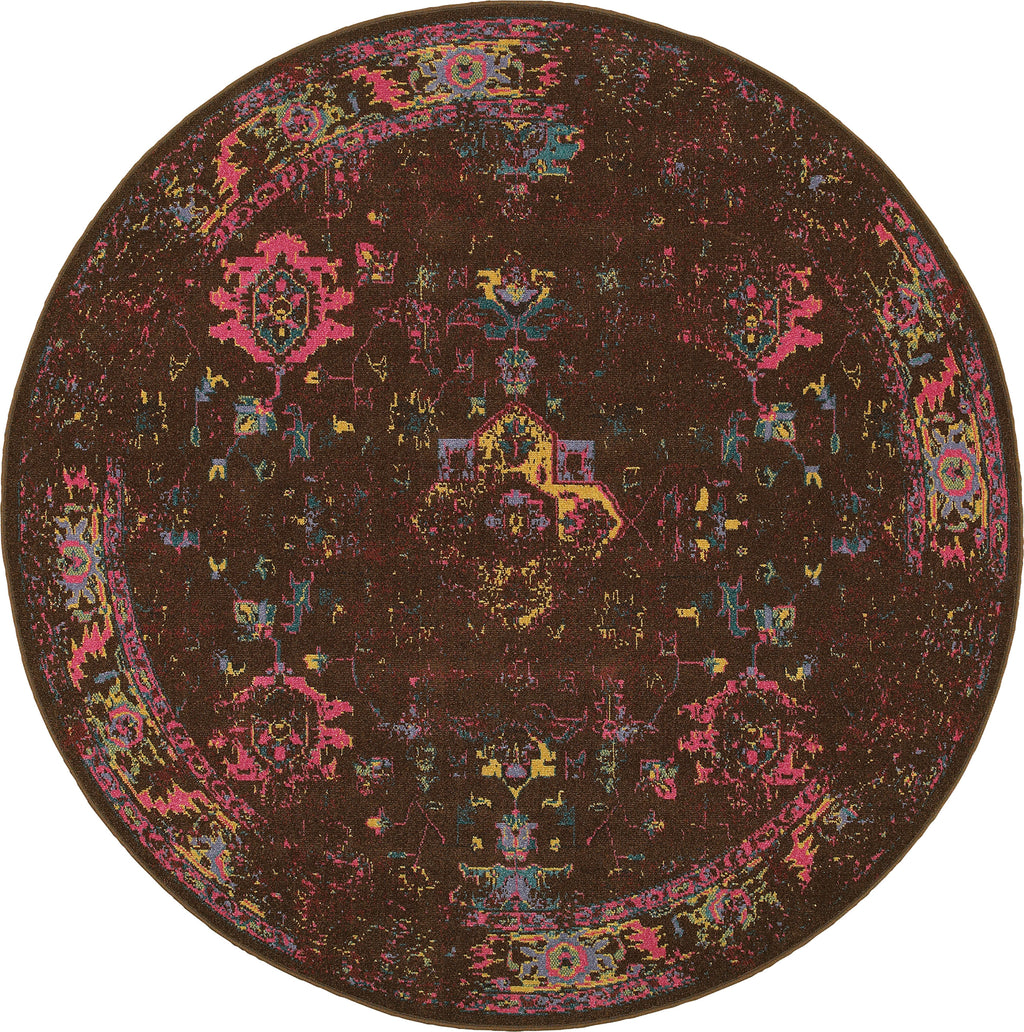Oriental Weavers Revival 3689I Brown/Multi Area Rug Incredible Rugs