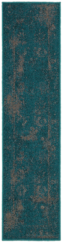 Oriental Weavers Revival 3690D Teal/Beige Area Rug