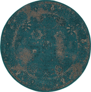Oriental Weavers Revival 3690D Teal/Beige Area Rug 7' 8'' Round