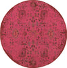 Oriental Weavers Revival 3692H Pink/Charcoal Area Rug Round Image