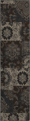 Oriental Weavers Revival 4712C Charcoal/Teal Area Rug Runner