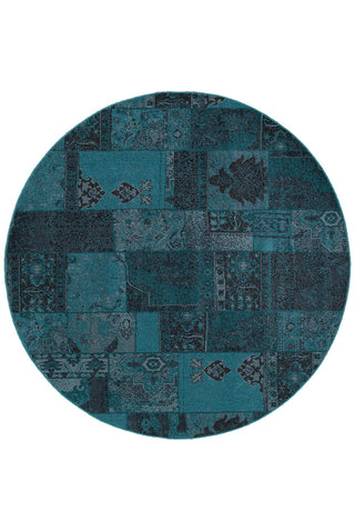 Oriental Weavers Revival 501G2 Teal/Grey Area Rug 7' 8 X  7' 8