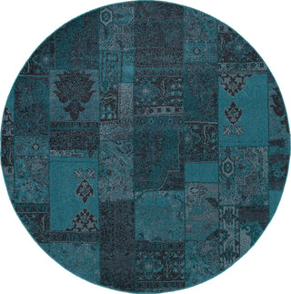 Oriental Weavers Revival 501G2 Teal/Grey Area Rug 7' 8'' Round