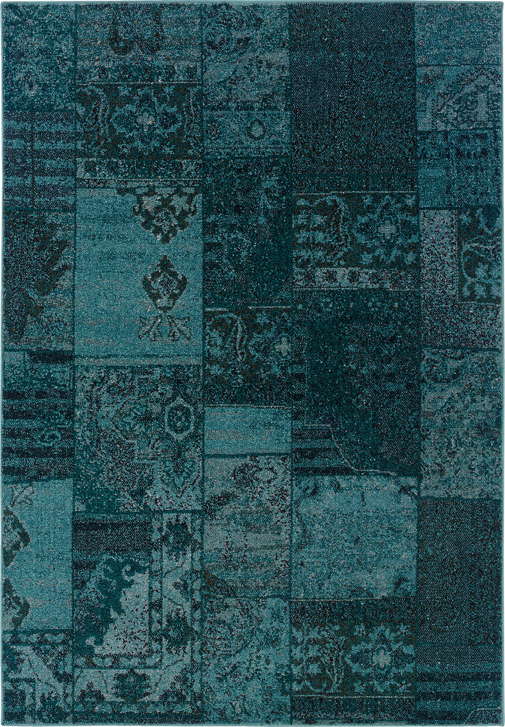 Oriental Weavers Revival 501G2 Teal/Grey Area Rug Incredible Rugs and