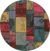 Oriental Weavers Revival 501M7 Multi/Charcoal Area Rug Round Image