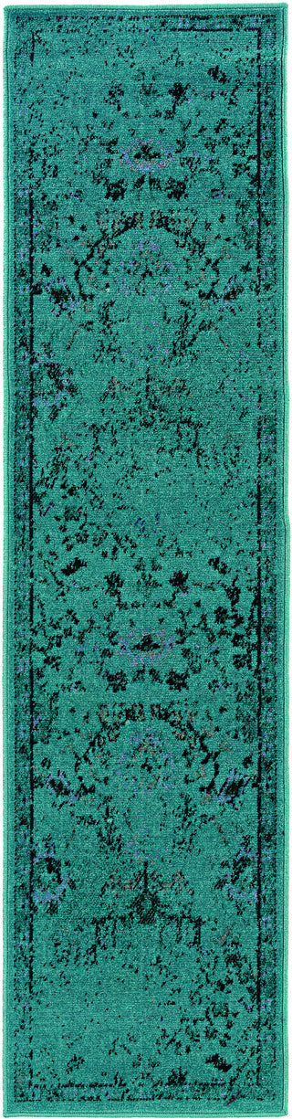 Oriental Weavers Revival 550H2 Teal/Grey Area Rug 1'10 X  7' 6