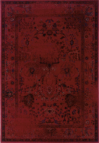 Oriental Weavers Revival 550R2 Red/Grey Area Rug main image