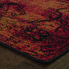 Oriental Weavers Revival 6314B Pink/Yellow Area Rug Corner