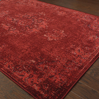 Oriental Weavers Revival 6330M Red/Pink Area Rug Closeup