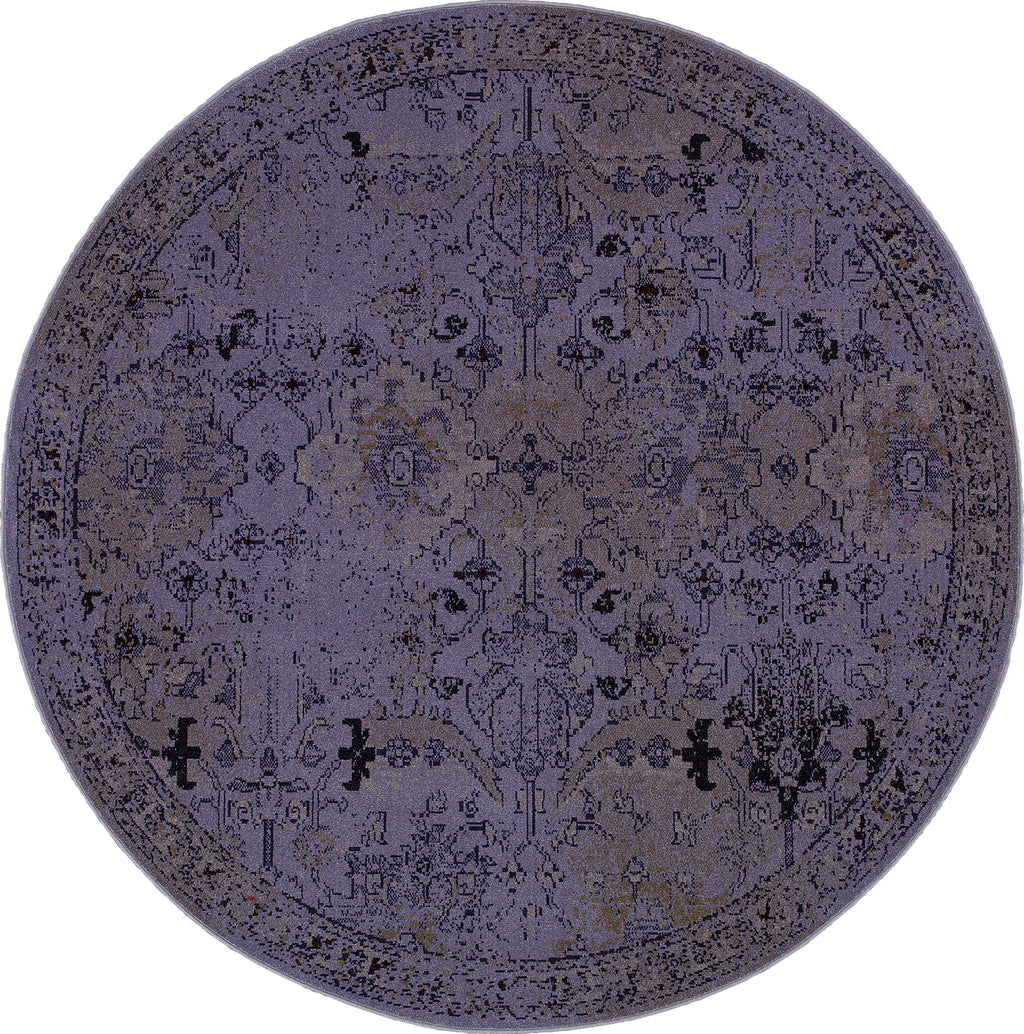 Oriental Weavers Revival 8023M Purple/Grey Area Rug Incredible Rugs and Decor