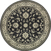 Oriental Weavers Richmond 117H3 Charcoal/Ivory Area Rug Round Image