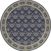Oriental Weavers Richmond 119B3 Navy/Grey Area Rug Round Image