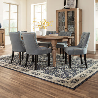 Oriental Weavers Richmond 119B3 Navy/Grey Area Rug Lifestyle Image Feature