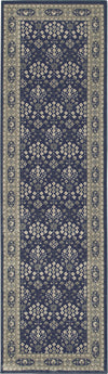 Oriental Weavers Richmond 119B3 Navy/Grey Area Rug Runner Image