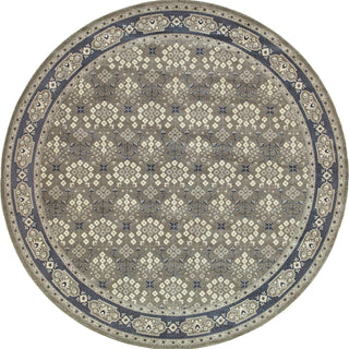 Oriental Weavers Richmond 119U3 Grey/Navy Area Rug Round Image