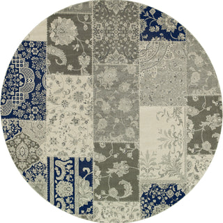 Oriental Weavers Richmond 1338B Ivory/Grey Area Rug Round Image