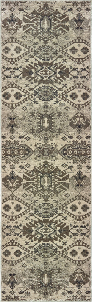 Oriental Weavers Richmond 1807J Grey/Brown Area Rug Runner