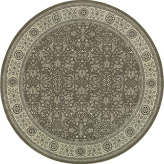 Oriental Weavers Richmond 001E3 Grey/Ivory Area Rug Round Image