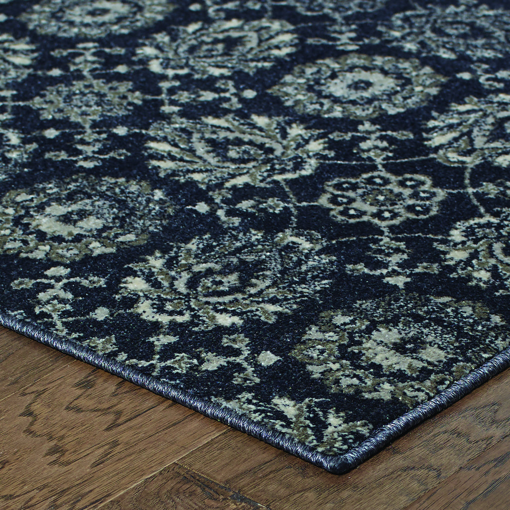 Oriental Weavers Richmond 214H3 Navy/Grey Area Rug Incredible Rugs